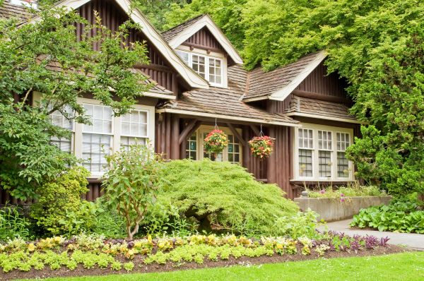 Log Home Landscaping in Prescott